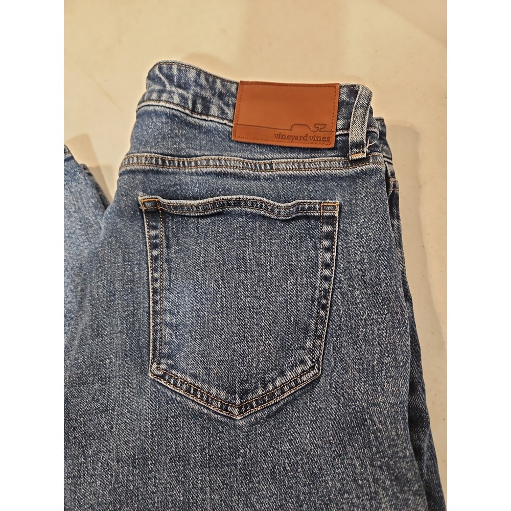 Vineyard Vines Jeans Mens 33Wx32 Inseam Blue Slim Straight Business Casual(1998